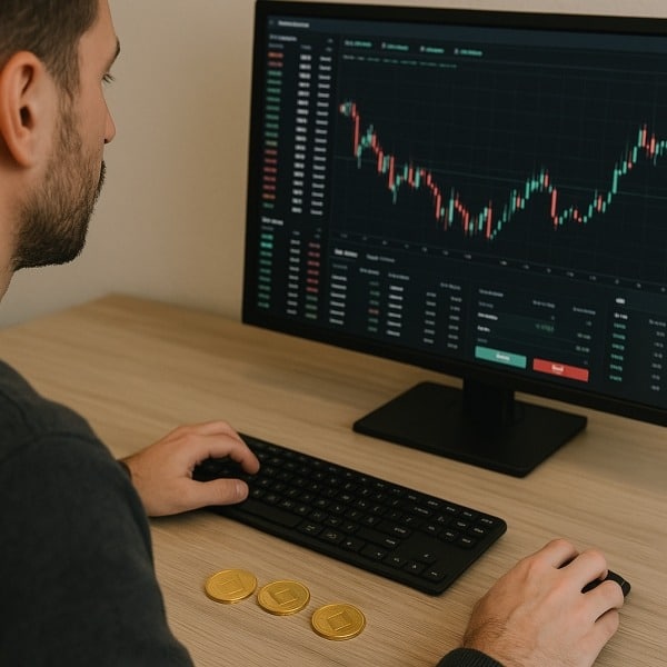 Det er mulig for privatpersoner å handle stort sett alle kryptovalutaer hjemme foran datamaskinen.